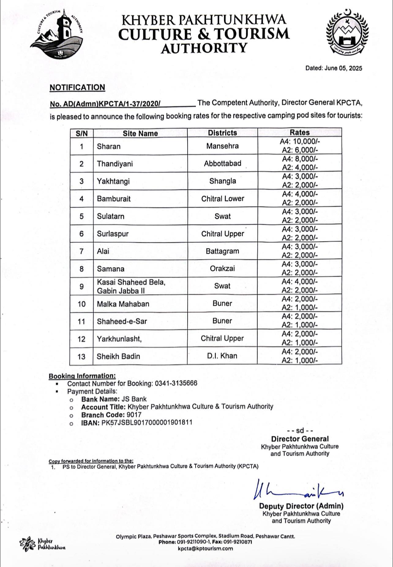 Camping Pods Prices and Contact in KPK